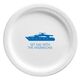 Large Yacht Paper Plates Image 1 of 2