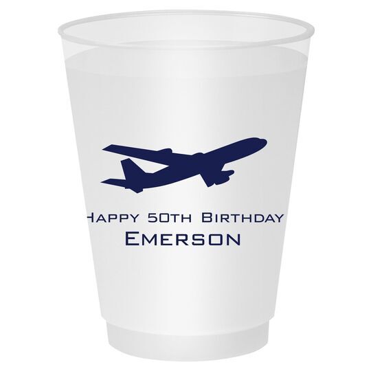 Jumbo Airliner Shatterproof Cups