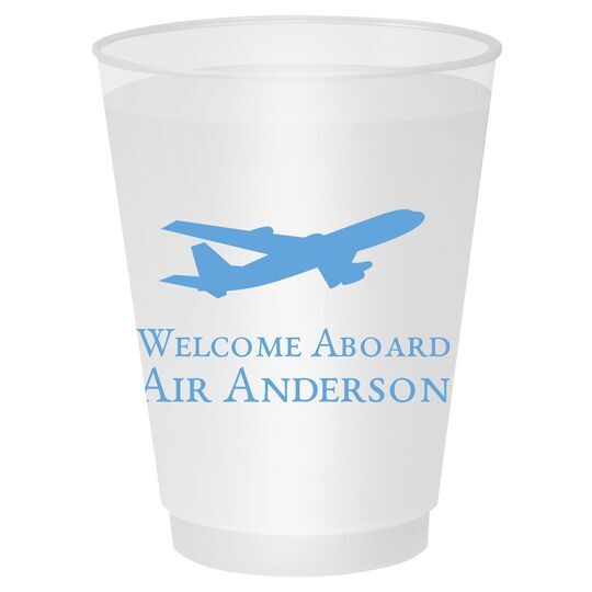 Jumbo Airliner Shatterproof Cups