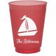 Sailboat Silhouette Colored Shatterproof Cups Image 1 of 2