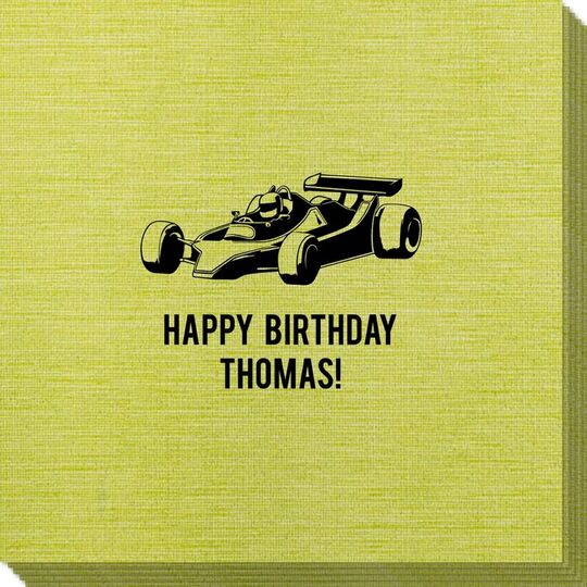 Race Car Bamboo Luxe Napkins