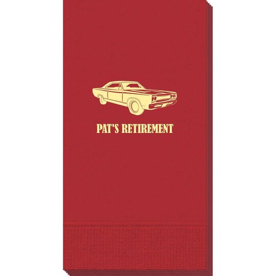 Muscle Car Guest Towels