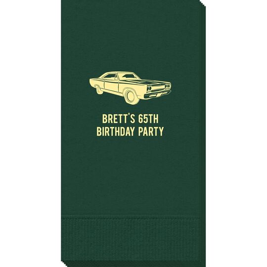 Muscle Car Guest Towels