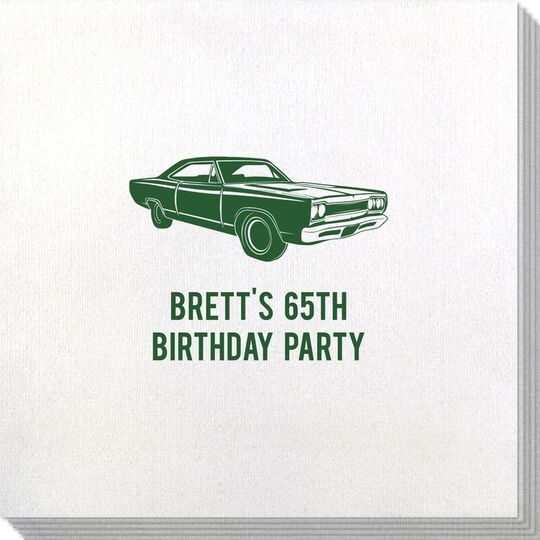 Muscle Car Bamboo Luxe Napkins