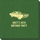 Muscle Car Linen Like Napkins Image 1 of 2