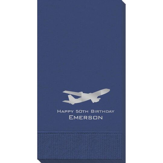 Jumbo Airliner Guest Towels