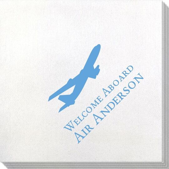 Jumbo Airliner Bamboo Luxe Napkins
