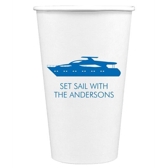 Large Yacht Paper Coffee Cups
