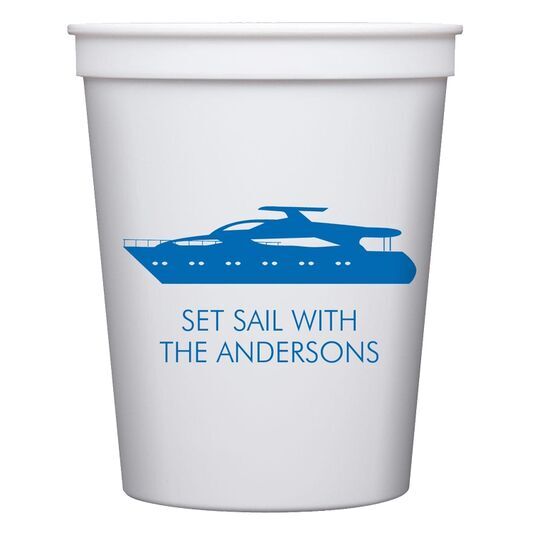 Large Yacht Stadium Cups