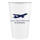 Jumbo Airliner Paper Coffee Cups Image 2 of 3