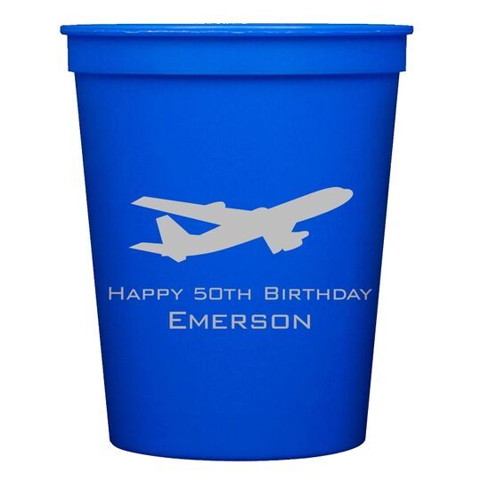 Jumbo Airliner Stadium Cups