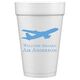 Jumbo Airliner Styrofoam Cups Image 1 of 3