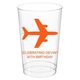 Horizontal Airliner Clear Plastic Cups Image 1 of 2