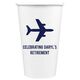 Horizontal Airliner Paper Coffee Cups Image 2 of 2