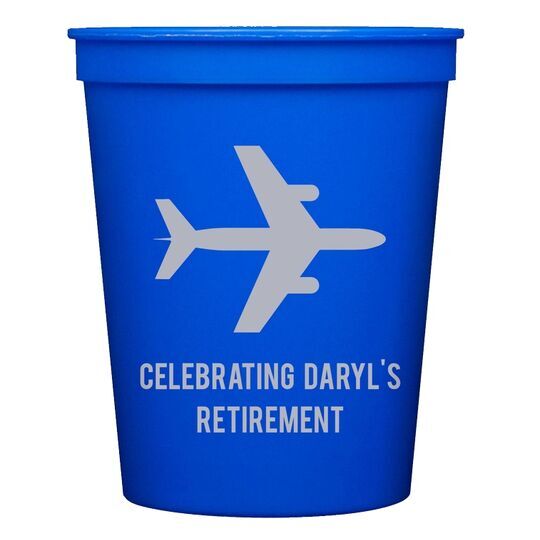 Horizontal Airliner Stadium Cups