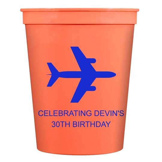 Horizontal Airliner Stadium Cups