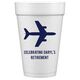 Horizontal Airliner Styrofoam Cups Image 2 of 2