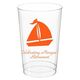 Sailboat Silhouette Clear Plastic Cups Image 2 of 2