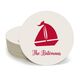 Sailboat Silhouette Round Coasters Image 1 of 2