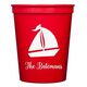 Sailboat Silhouette Stadium Cups Image 1 of 2