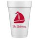 Sailboat Silhouette Styrofoam Cups Image 1 of 2