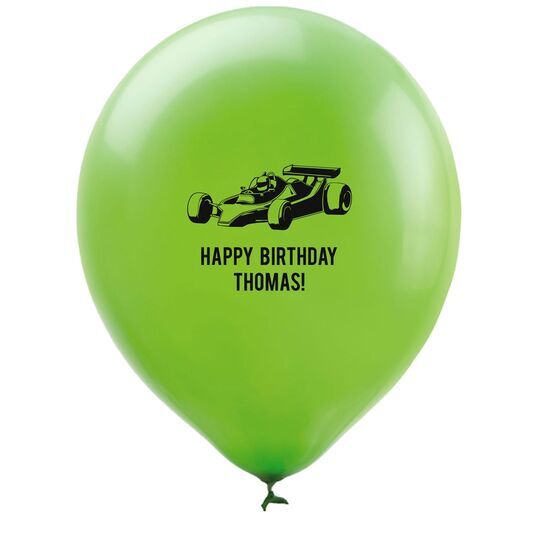 Race Car Latex Balloons