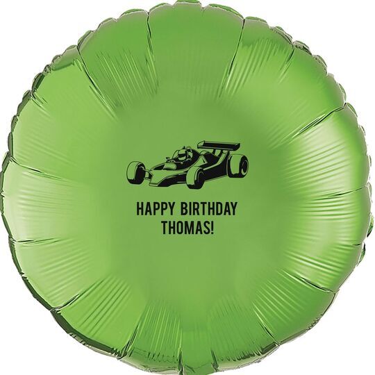 Race Car Mylar Balloons