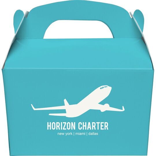 Twin Jet Gable Favor Boxes