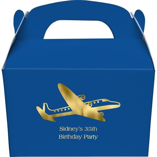 Narrow Airliner Gable Favor Boxes