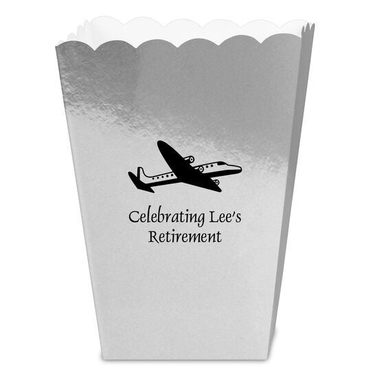 Narrow Airliner Mini Popcorn Boxes