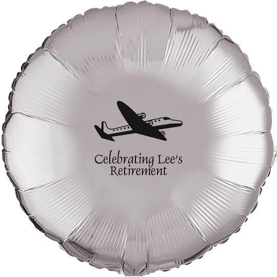 Narrow Airliner Mylar Balloons