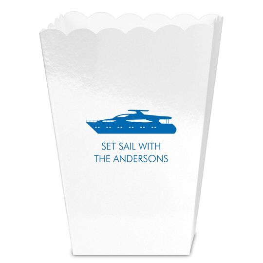 Large Yacht Mini Popcorn Boxes