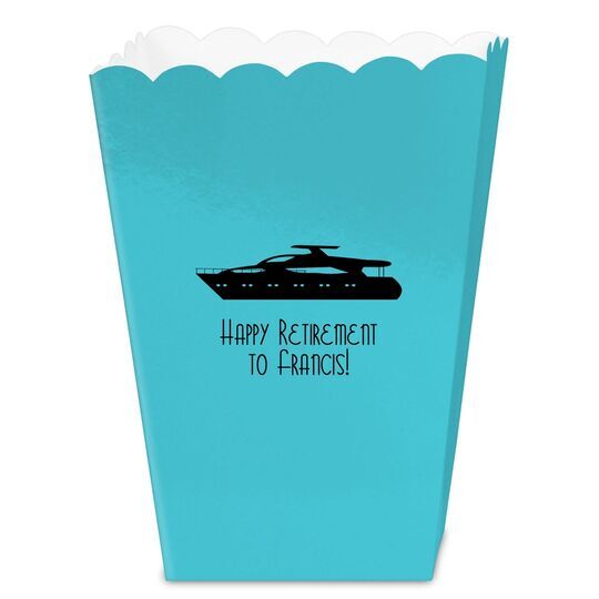 Large Yacht Mini Popcorn Boxes