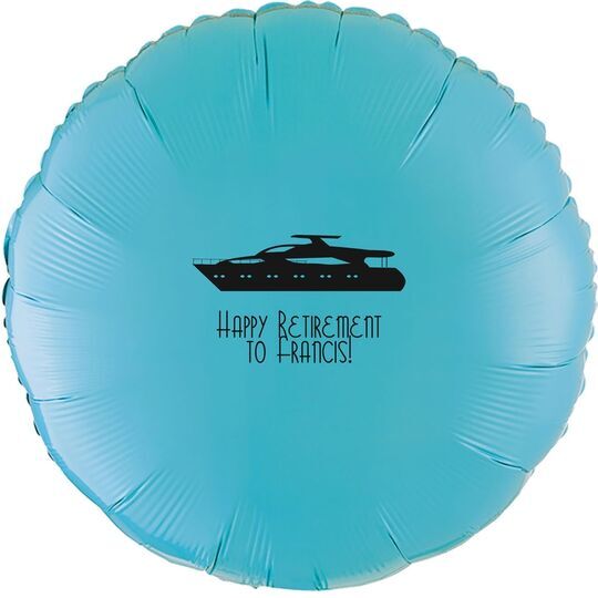 Large Yacht Mylar Balloons