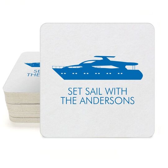 Large Yacht Square Coasters