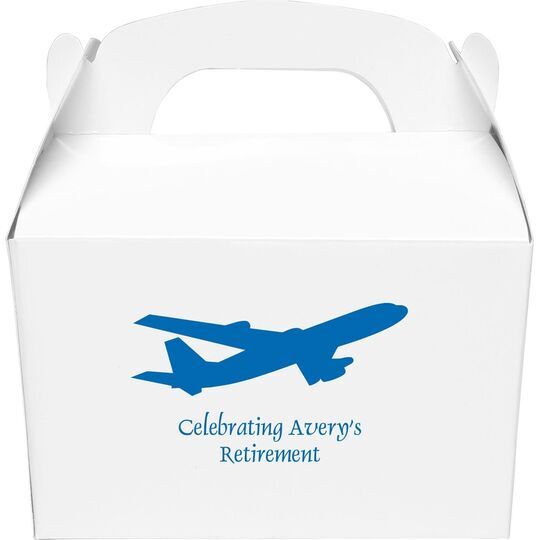 Jumbo Airliner Gable Favor Boxes