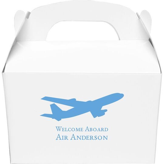 Jumbo Airliner Gable Favor Boxes
