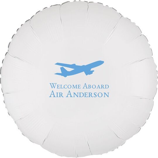 Jumbo Airliner Mylar Balloons