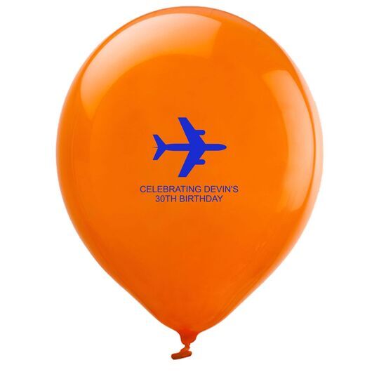 Horizontal Airliner Latex Balloons