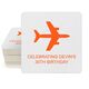 Horizontal Airliner Square Coasters Image 1 of 2