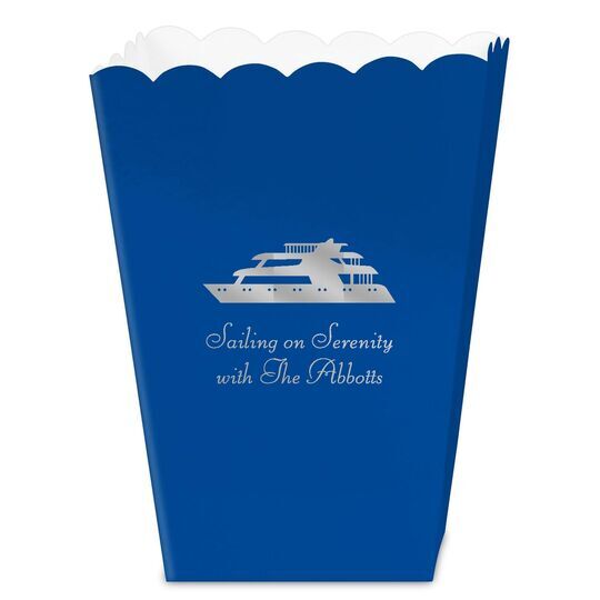 Two Story Yacht Mini Popcorn Boxes