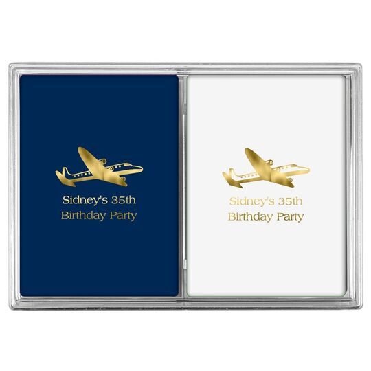 Narrow Airliner Double Deck Playing Cards