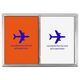 Horizontal Airliner Double Deck Playing Cards Image 2 of 3