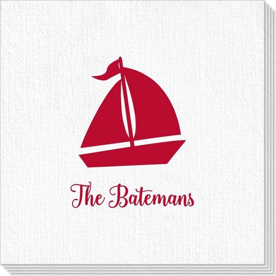 Sailboat Silhouette Deville Napkins