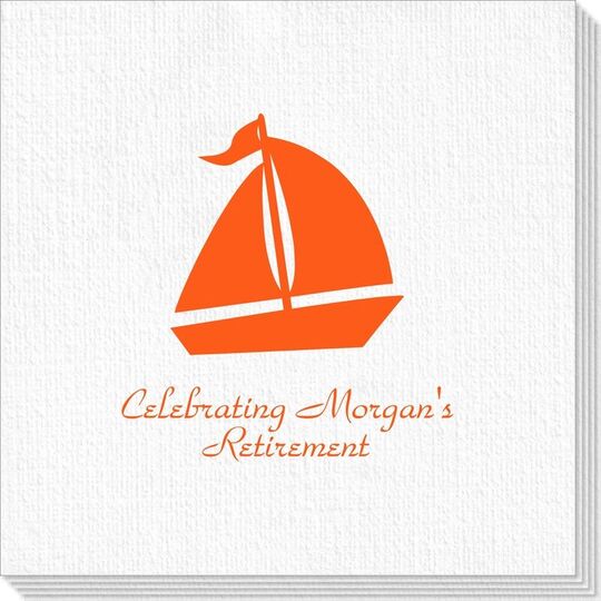 Sailboat Silhouette Deville Napkins