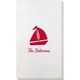 Sailboat Silhouette Bamboo Luxe Guest Towels Image 1 of 2
