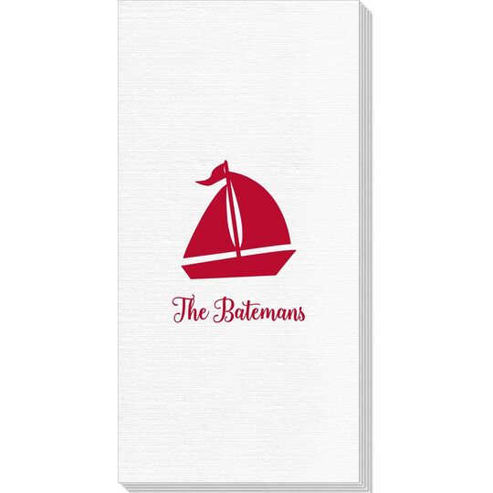 Sailboat Silhouette Deville Guest Towels