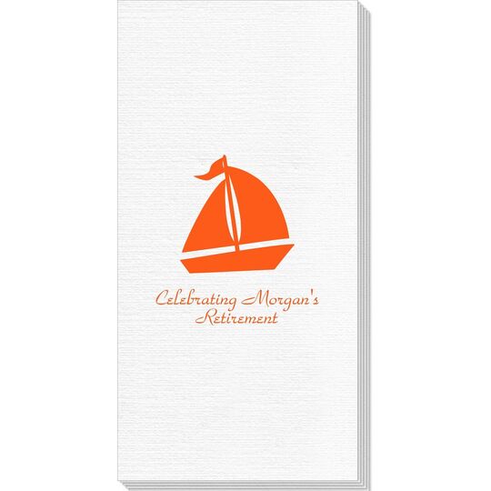 Sailboat Silhouette Deville Guest Towels