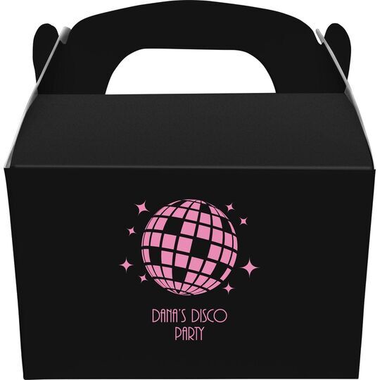 Disco Ball Gable Favor Boxes