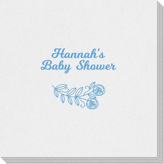 Rosie Posie Linen Like Napkins